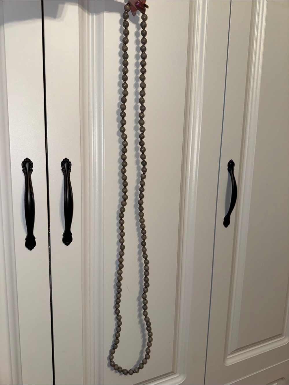 Plunder Knot + Wood Beaded Necklace - Picture 3 of 3